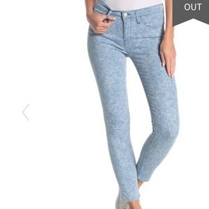 Hudson Jeans Skinny Light Blue Acid Wash Jeggings